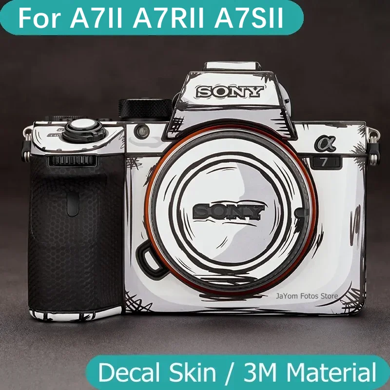 For Sony A7II A7RII A7SII Decal Skin Camera Sticker Vinyl Wrap Film Coat A7M2 A7RM2 A7SM2 A7R2 A7S2 A7 II A7R A7S Mark 2 MarkII