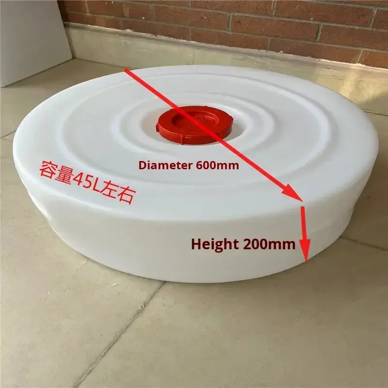 Upgraded Tire-Shaped Plastic Water Barrel & Storage Tank, Food-Grade, Leakproof for Off-Road Decoration, Reusable DIY Container