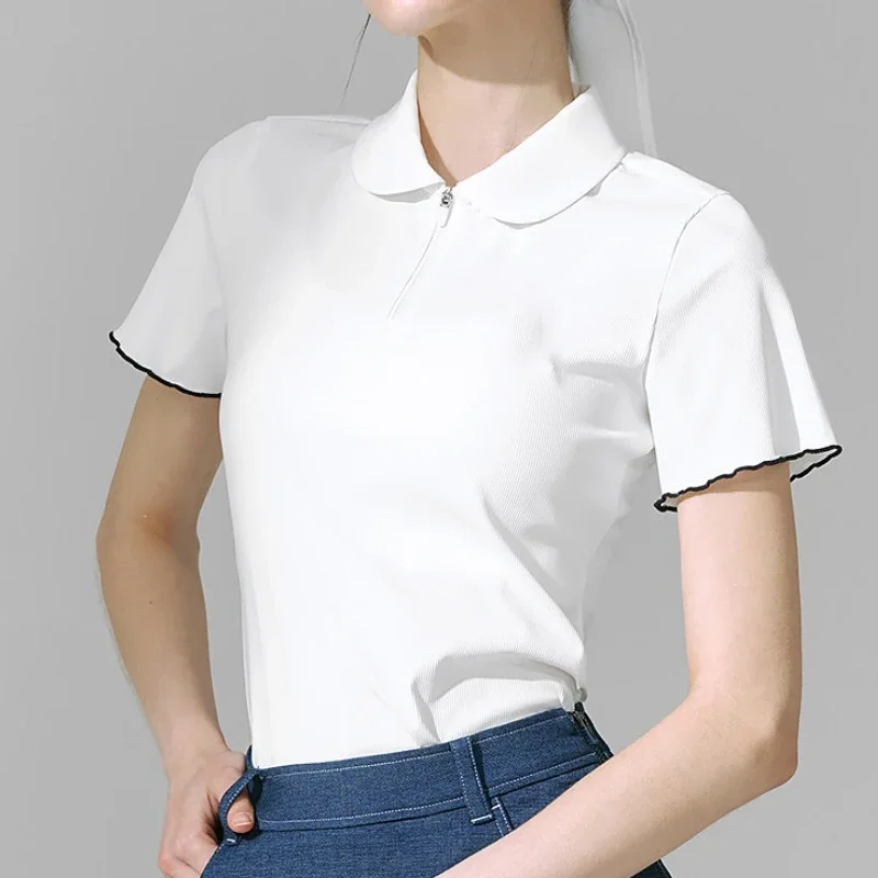 

Women tennis shirt Quick Dry Fitness Polo Shirt Gym Yoga Top short sleeve t shirt badminton Professional golf tennis sportswear