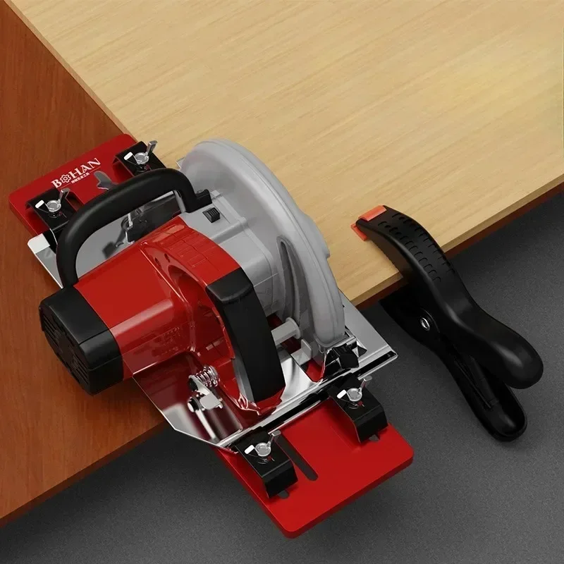 

Cutting Machine Positioning Plate Base Adjustable Aluminum Alloy Guide Plate 4-inch Handheld Electric Circular Saw Base Plate