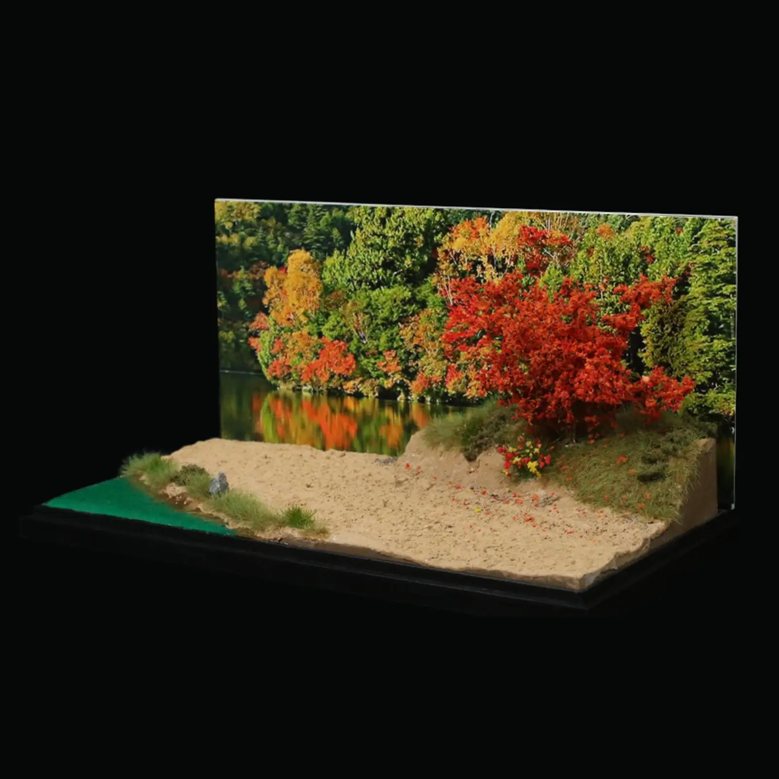 

1:64 Scale with Display Case Background Scene for Desktop Decor Model Car