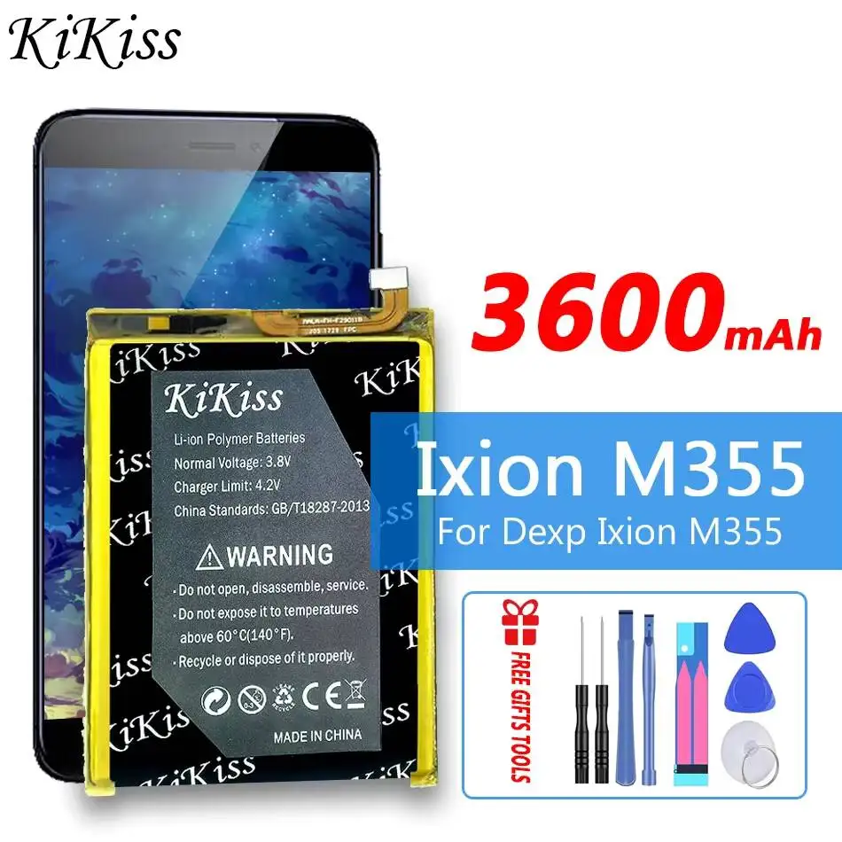 

Аккумулятор для мобильного телефона Dexp Ixion M355 3600 мАч, долговечный