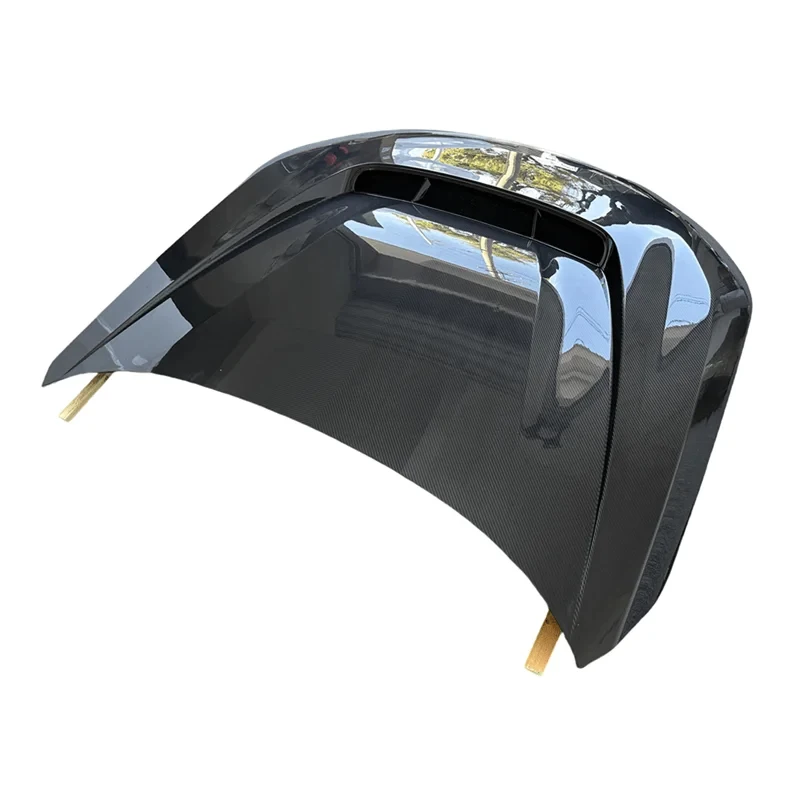 

A Style Carbon Fiber Front Bumper Engine Hood Bonnet Cover G87 M2