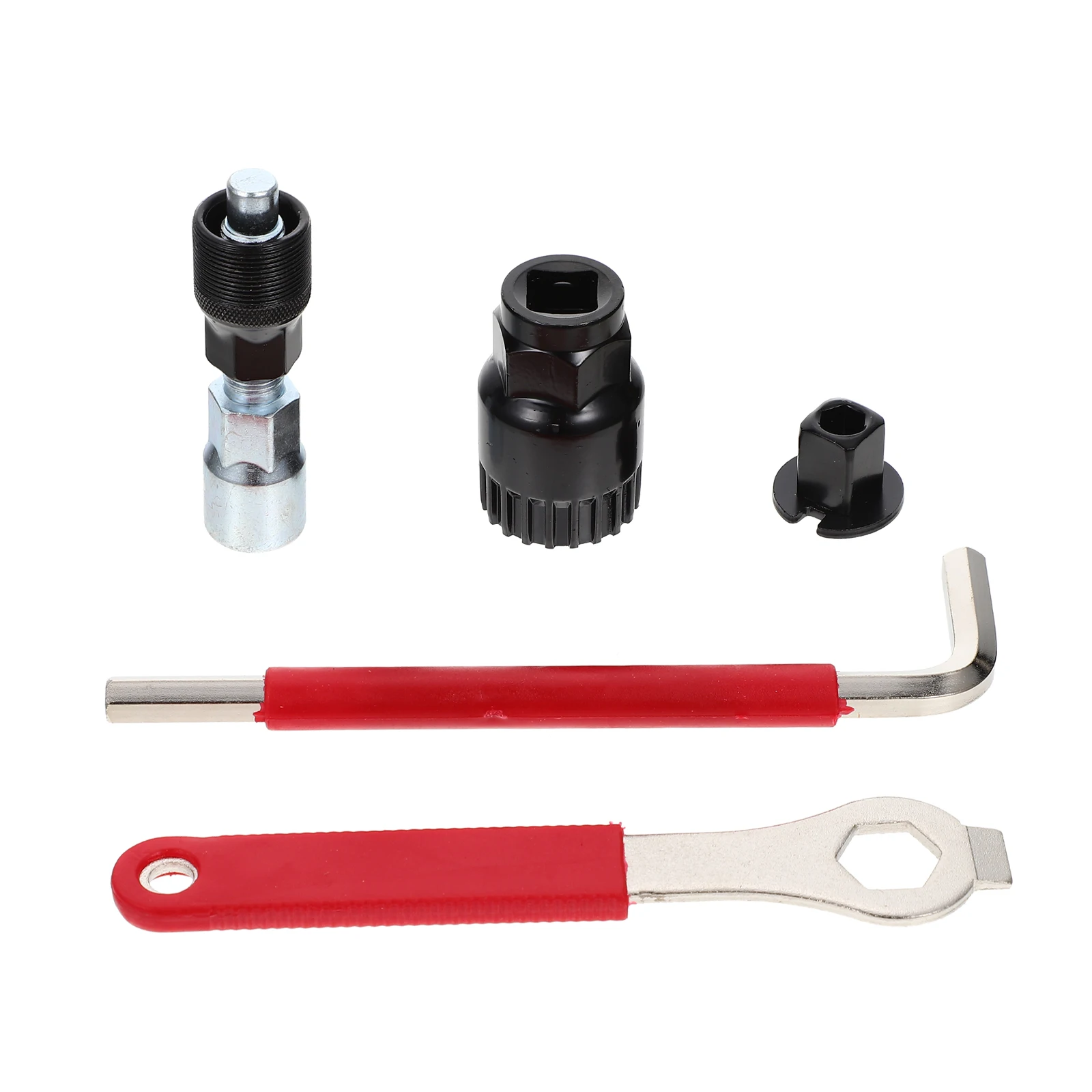 

Bike Crank Puller Tool Kit Crankset Removal Wrench Bottom Bracket Extractor for Road Mountain Bikes Portable Durable Steel