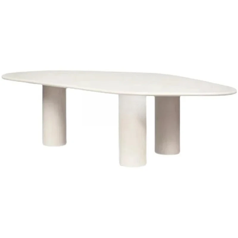 

S Customized Nordic Modern Irregular Cloud Dining Table Designer Shaped Coffee Table Minimalist Office Conference Table furnitur
