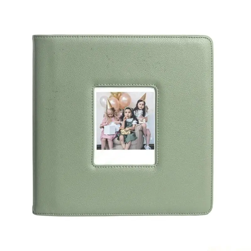 M5TD Gift Ready 288 Photo Scrapbook with PU Leather Cover for Storing Instants Camera