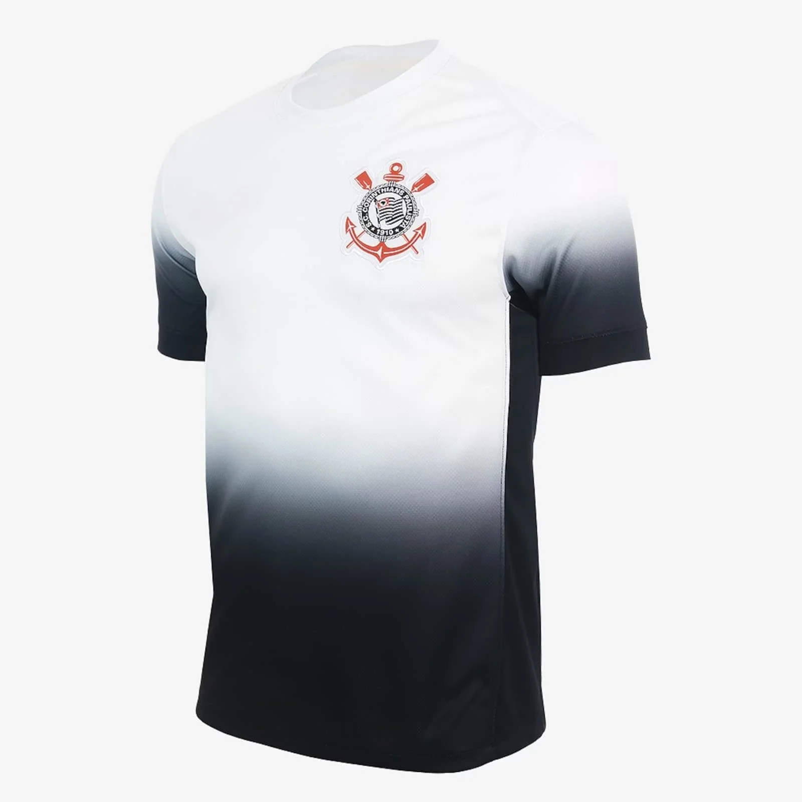 Sommer Brasilien Timão Fußballtrikot Corinthians Schwarz Gestreiftes T-Shirt Familien-Partnerlook für Sport, Streetwear und Freizeitkleidung – Detail 2