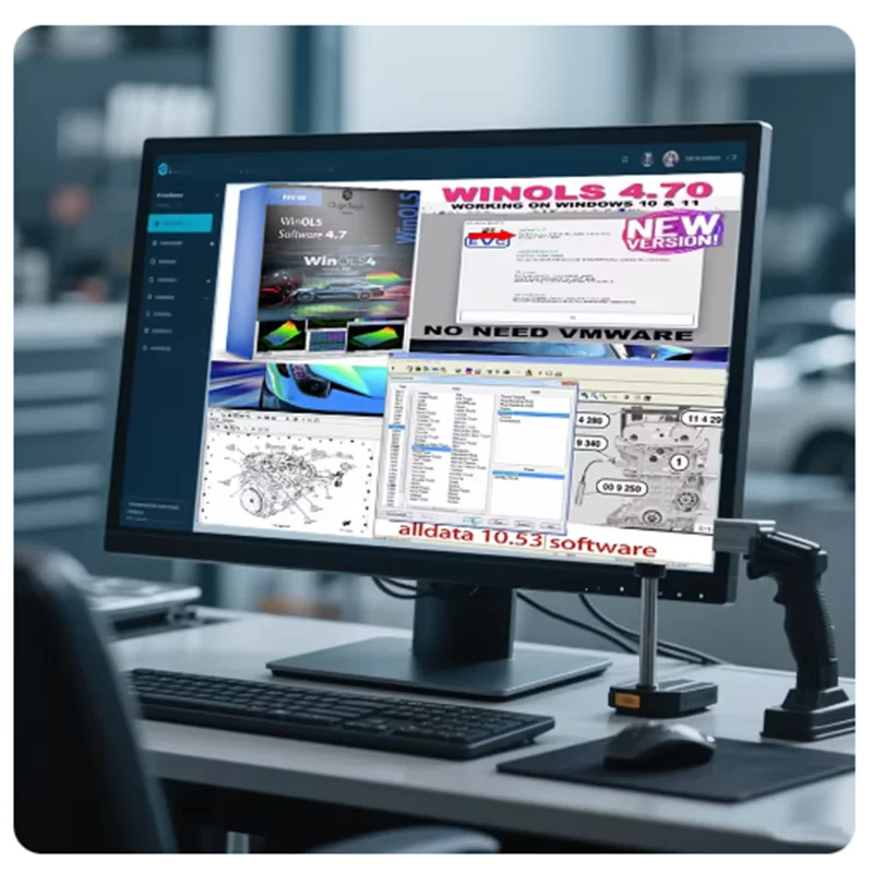 

Latest Version Alldata10.53 Vehicle Diagnostic Car Tool Software+Winols 4.7 Auto Repair Car Software