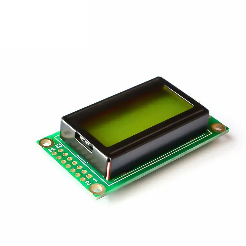 0802A Character LCD Screen 8*2Line Yellow-green screen LCD Screen
