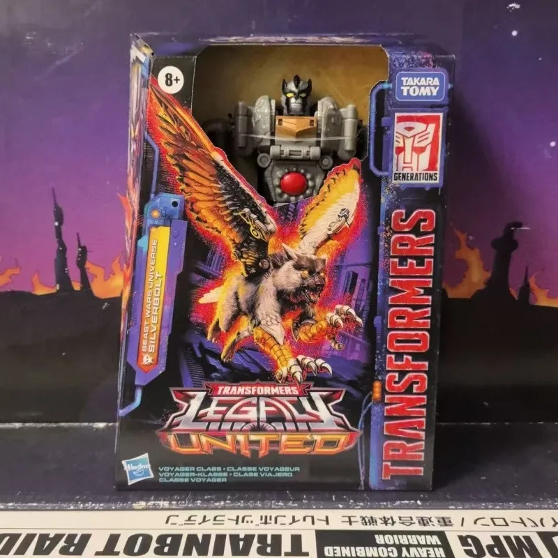 

В наличии: Классические игрушки-трансформеры Legacy United Voyage Class Beast Wars Universe Silverbolt Cybertron Autobots, фигурки-роботы