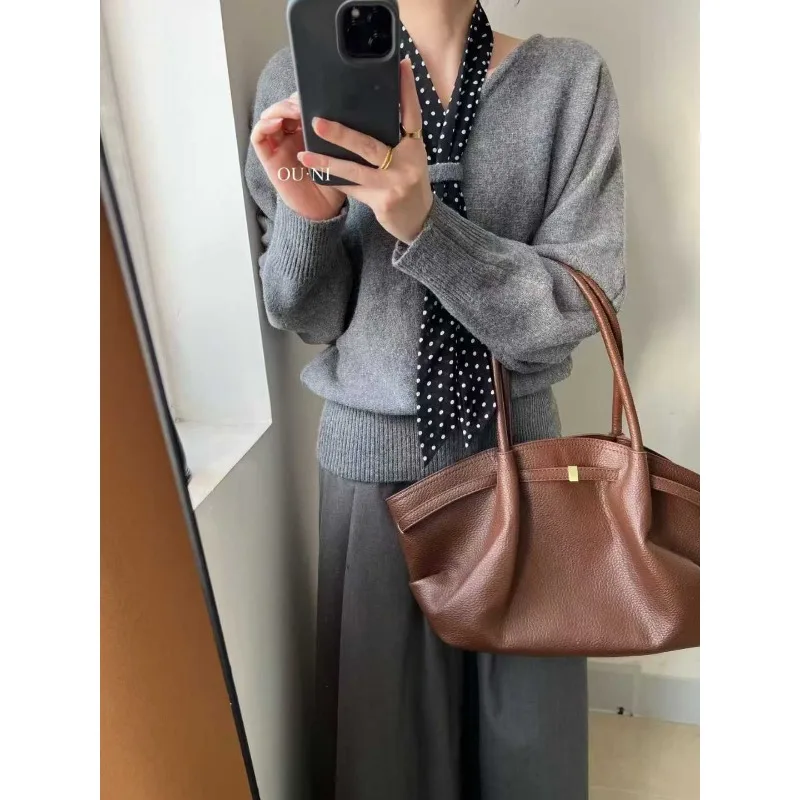 

Женская одежда, пуловер, свитер с v-образным вырезом, осенне-зимний модный универсальный пуловер, свитер с длинными рукавами, топ с шарфом