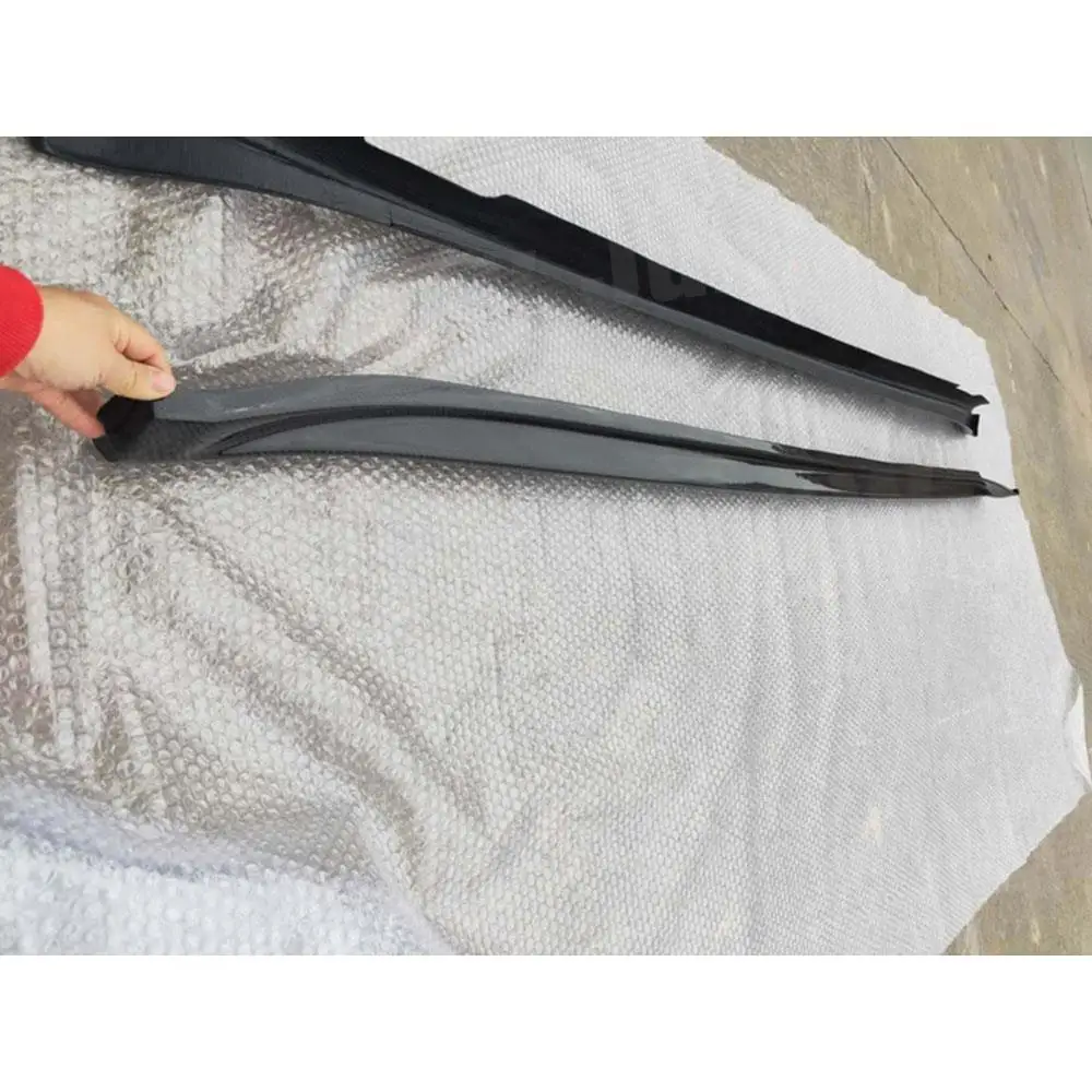 

Carbon Fiber Side Skirts Aprons For Porsche Panamera 971 2017 2018 2019 FRP Door Bumper Lip Cover Auto Car Styling