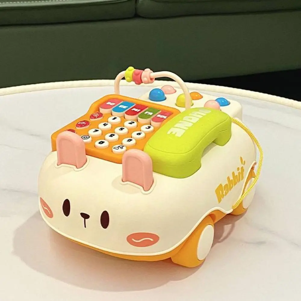 ABS Babytelefoon Speelgoed Muziek Stempuzzel Babypiano Muziek Licht Speelgoed Vroeg Educatief Grappig Elektronische Leermachine Baby Kind