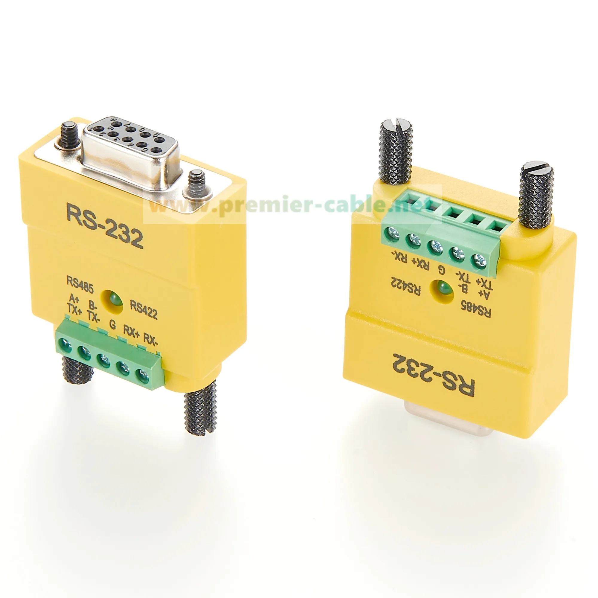 RS232 to RS485 RS422 Converter DB9 Female to 5pin Terminal Block RS232 to RS485 converter RS232 to RS422 Serial Port Converter