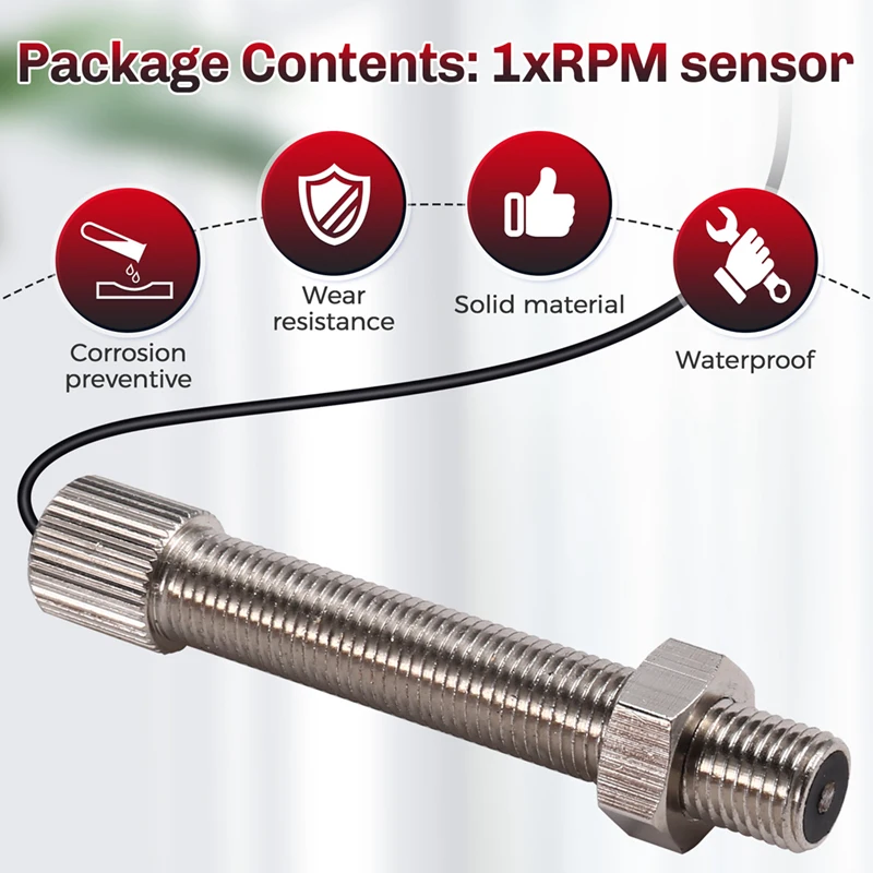 Sensor de velocidad A73Q-MSP6729, sensor de velocidad de rotación, sensor de velocidad del generador, sensor magnético para Perkins 1004-40T 1004-40TA 1004-42
