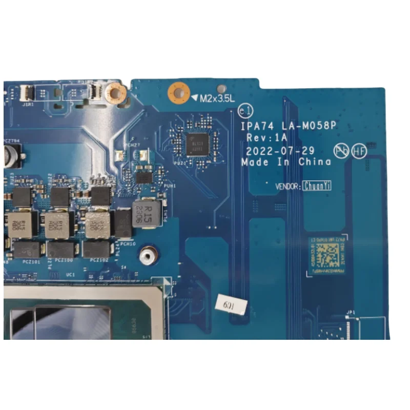 Notebook Mainboard For HP ENVY 17-CR Laptop Motherboard with Cpu Processors i7-1260P SRLD6 Pc Parts