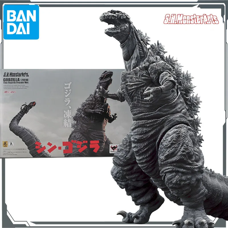 

Bandai Original S.H.MonsterArts GODZILLA (2016) The Fourth Frozen Ver.Аниме Фигурка Модель Фигурка Игрушки Модель Подарки для мальчиков