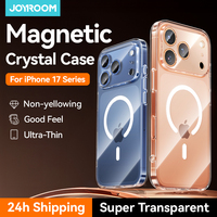 Joyroom Magnetic Case For iPhone 17 Pro Max Case Anti Yellow Transparent Cover For iPhone 17 Pro Max Wireless Charger Thin Cover