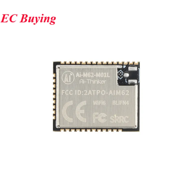 Ai-M62-M01L WiFi6 BLE5.3 منخفضة الطاقة متوافقة مع بلوتوث BLE 5.3 واي فاي واي فاي 6 كومبو وحدة لاسلكية BL616 رقاقة MSHWB01L-IB
