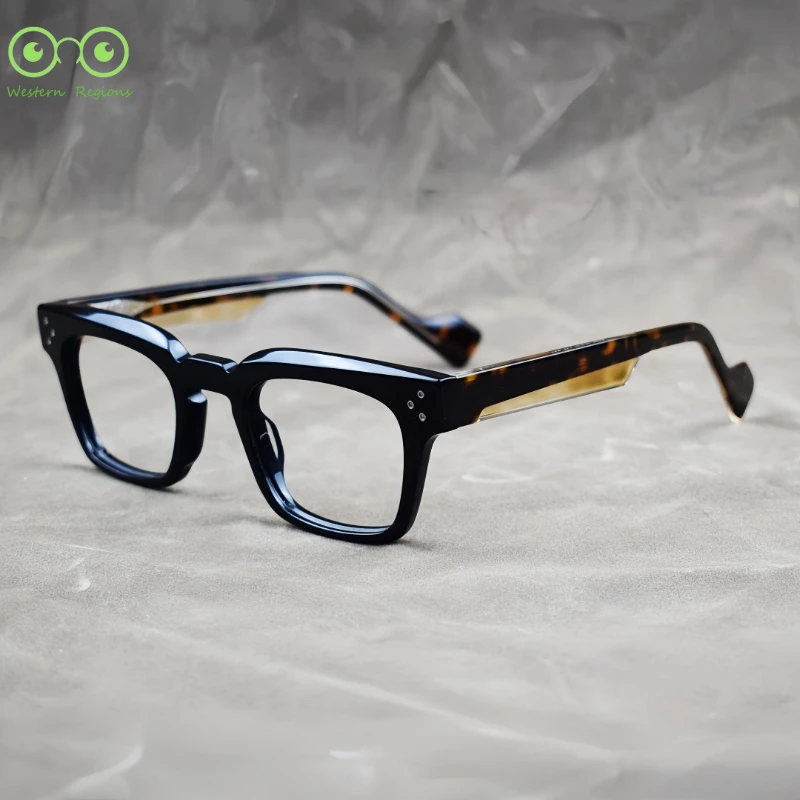 Monture oculaire d'extérieur de haute qualité pour garçons et femmes, jambes épaisses, fibre d'acétate rétro, œil de myopie, pour hommes et femmes, meilleure vente