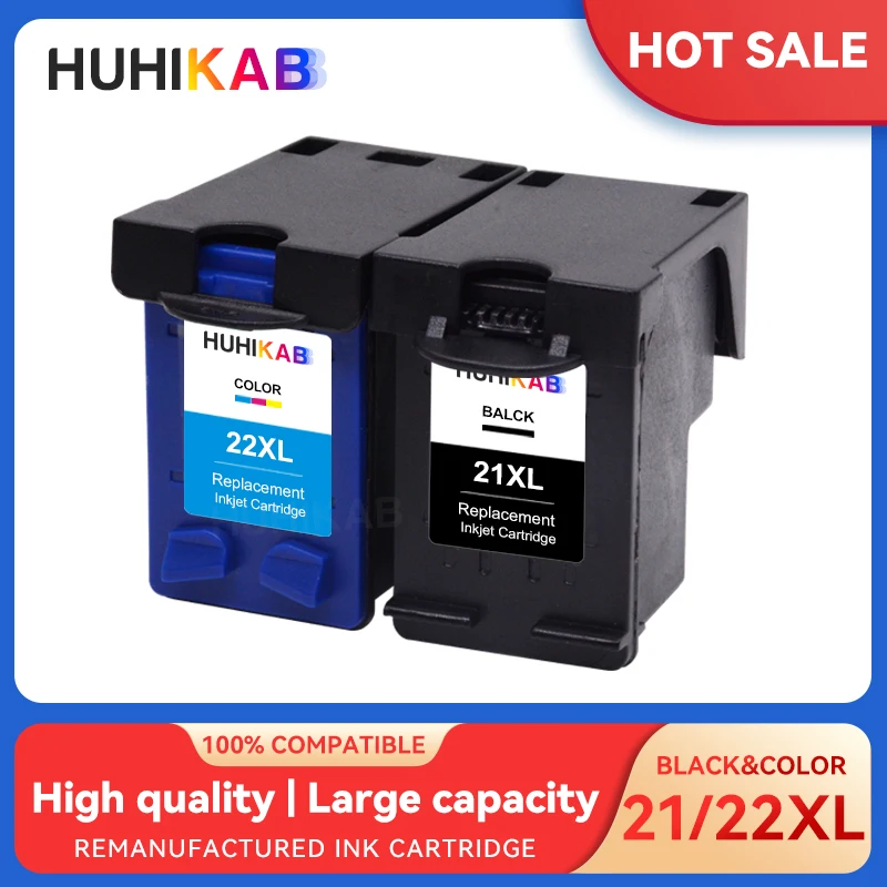 21 22 XL Compatible Ink Cartridge Replacement For HP 21XL 22XL For HP21 Deskjet F2180 F2280 F4180 F2200 F380 380 Printer