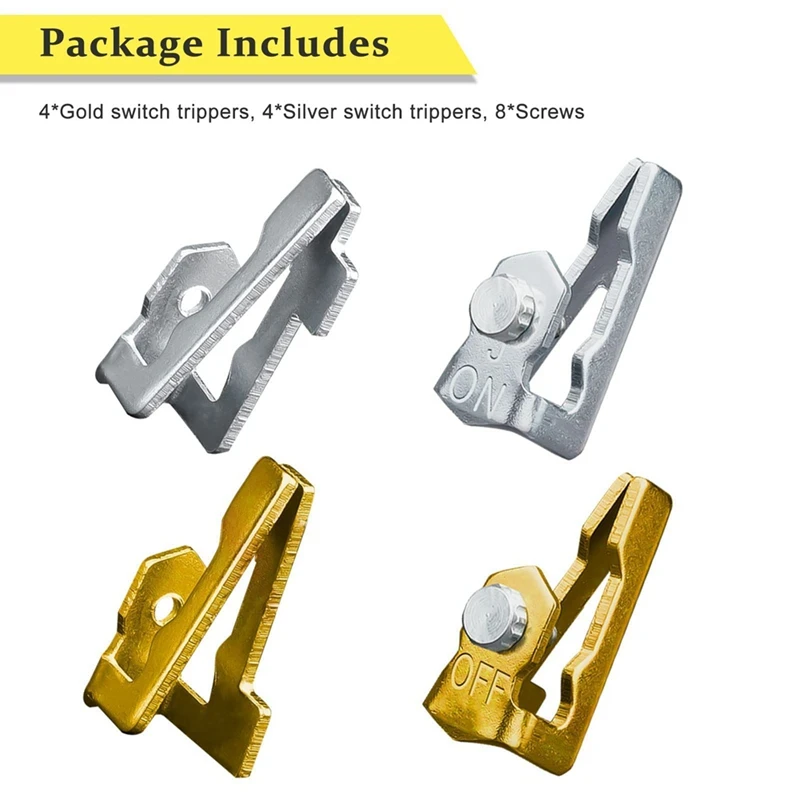 Time Switch Spare part Trippers Kit kompatibel Kit untuk T100 Series jam Dial Trippers Timer(8ON 8Off 16 sekrup)