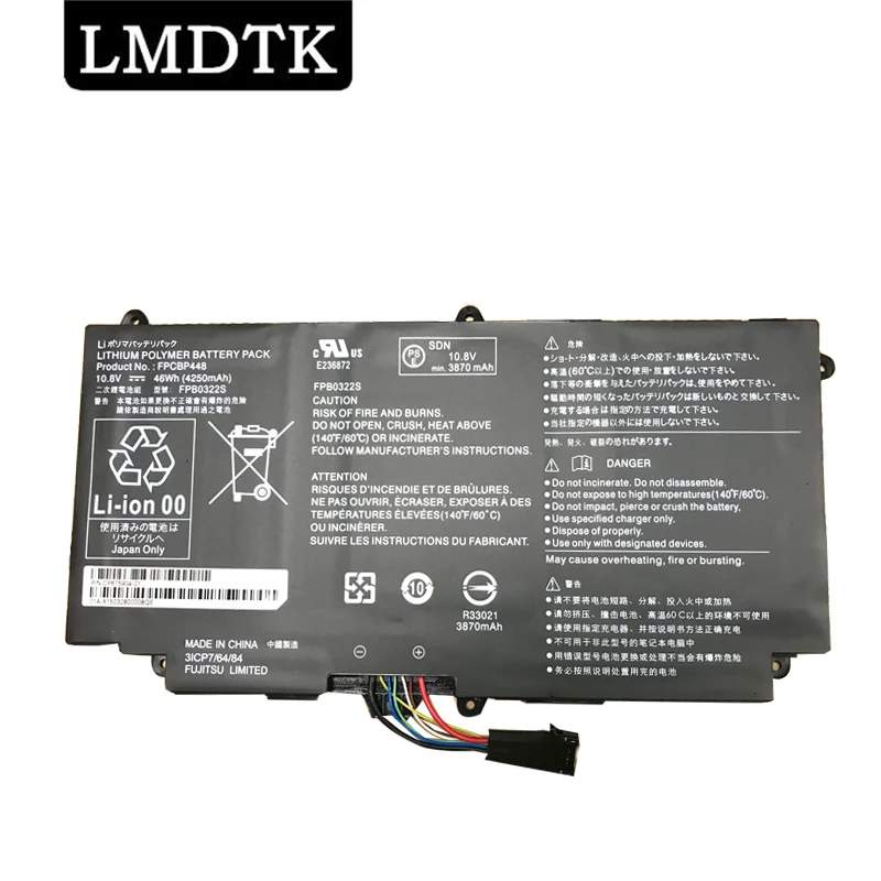 

LMDTK Новый FPCBP448 10,8 V 46WH FPB0322S Аккумулятор для ноутбука Fujitsu Q775 Q736 Q737