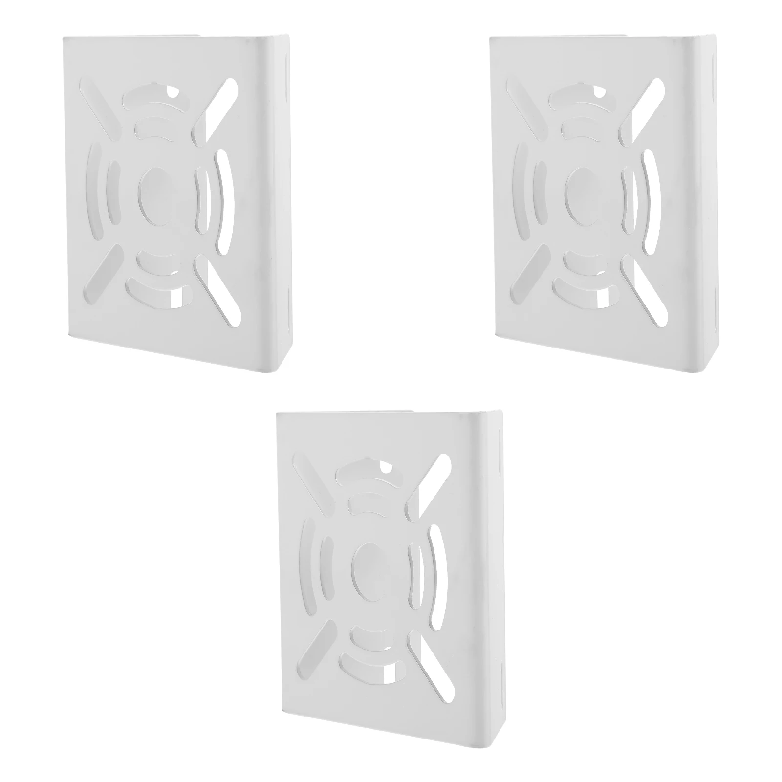 

Steel Security Camera Bracket CCTV PTZ Dome Pole Mount Adapter White Metal Durable Easy Install Indoor Outdoor Wall Ceiling