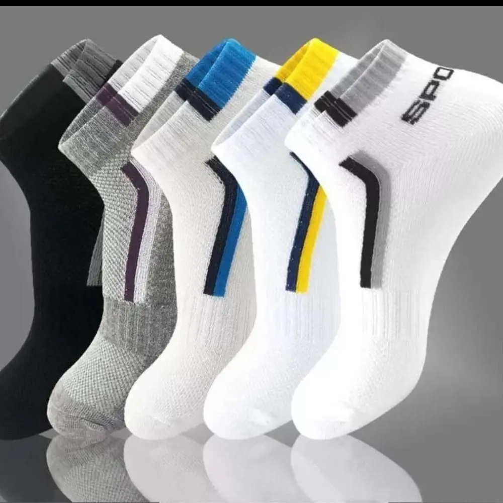 

Fashion Sweat Absorption Men Socks Breathable Comfortable Sports Socks Ankle Socks Spring Summer