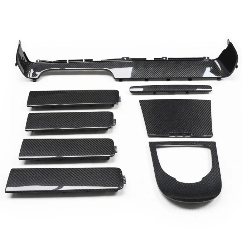 Dry carbon fiber interior, carbon fiber central control door panel modification