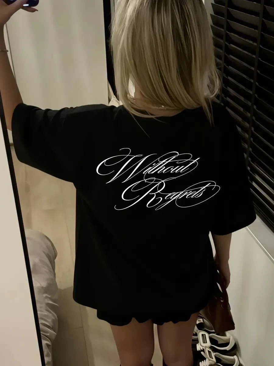 Classic Y2K Millennium Style, Fashionable Printed T-Shirts, '90s-Inspired Cropped Tops, “Garbage Rock” Oversized Unisex