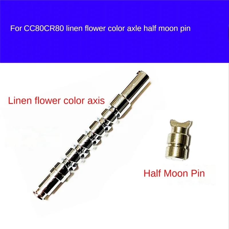 For DAIWA CC80 CR80 Water Drop Wheel Shaft Half Moon Pin Twist Shaft Fishing Wheel Accessories