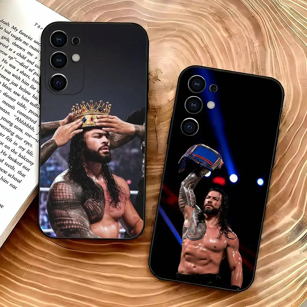 

R-Roman R-Reigns Phone Case For Samsung S25,S24,S21,S22,S23,S30,Ultra,S20,Plus,Fe,Lite,Soft Black Cover