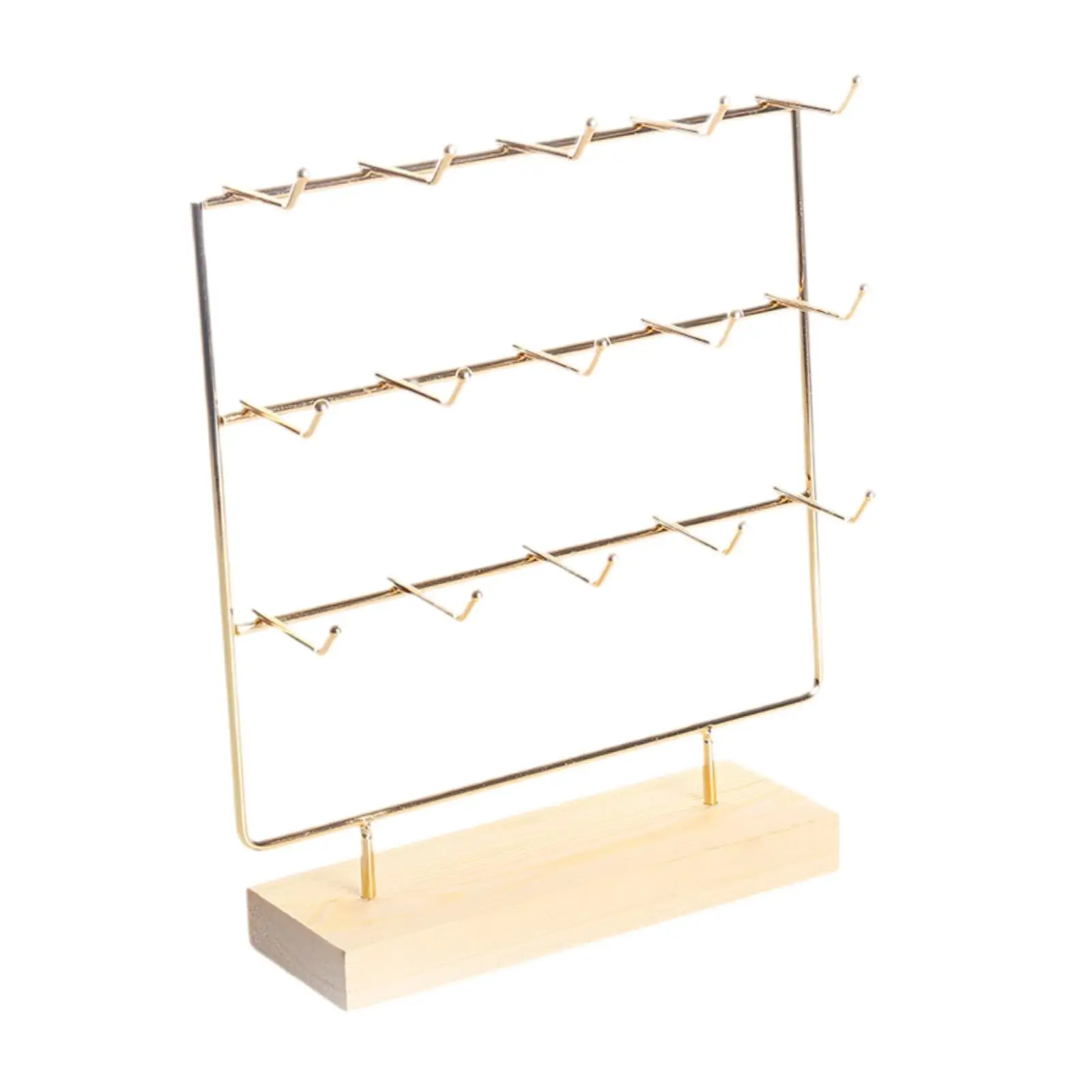 

Jewelry Display Stand Earrings Storage Rack for Desktop Dangle Earring Cards