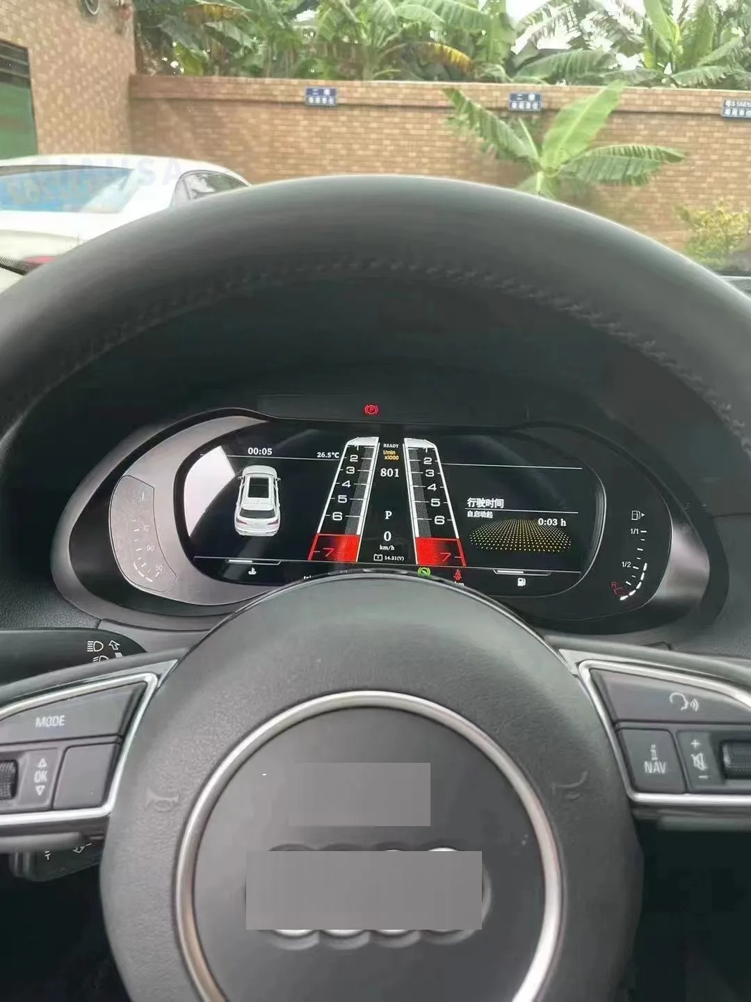12.3''Digital Instrument Gauge Cluster For Audi TT TTS A1 A3 A4 B8 A5 A6 A7 Q3 Q5 Q7 LCD Dashboard Speedometer Virtual Cockpit view 6