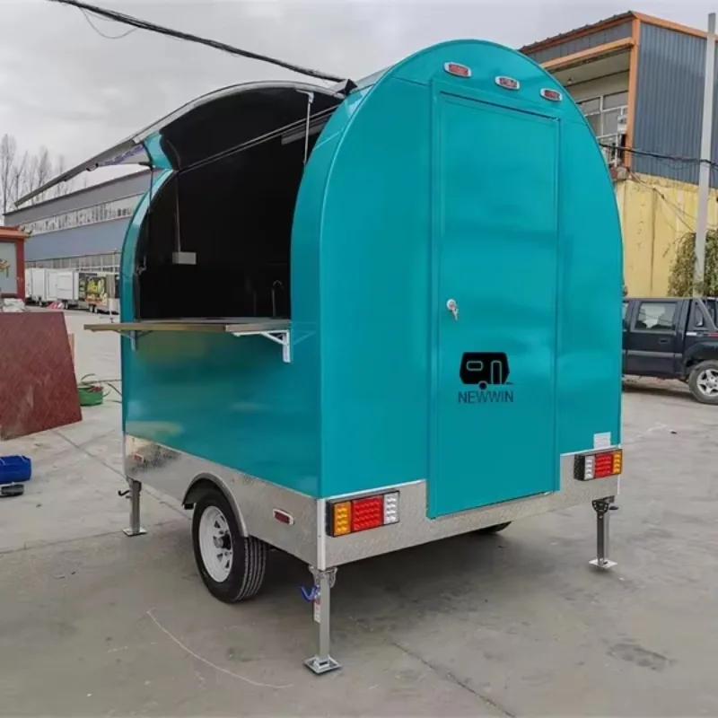 Customized Mobile Cart Food Truck For Sale Different Sizes Available Fully Equipped For Bakeries And Food Trailers