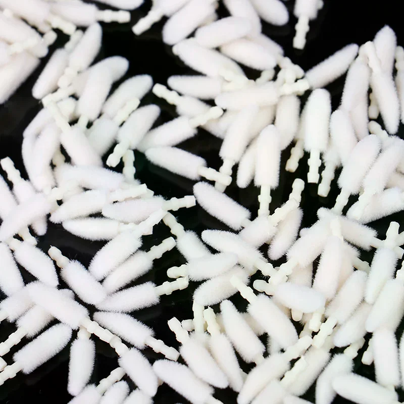 1000 Pieces Disposable Lip Brush Cotton Head Lipstick Stick Makeup Tools