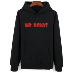 New Mr Robot men Hoodies Fashion Retro Letter Print Hoodies Men Women Hoodies Harajuku Trend Sweatshirts sudaderas para hombres