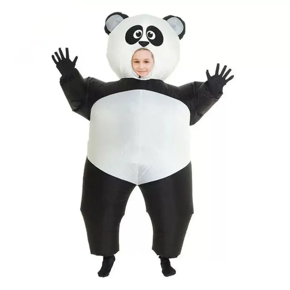 

Novelty Inflatable Panda Costume Cute Black White Fat Panda Props Clothing Funny Birthday Party Kindergarten Event Photo Gifts