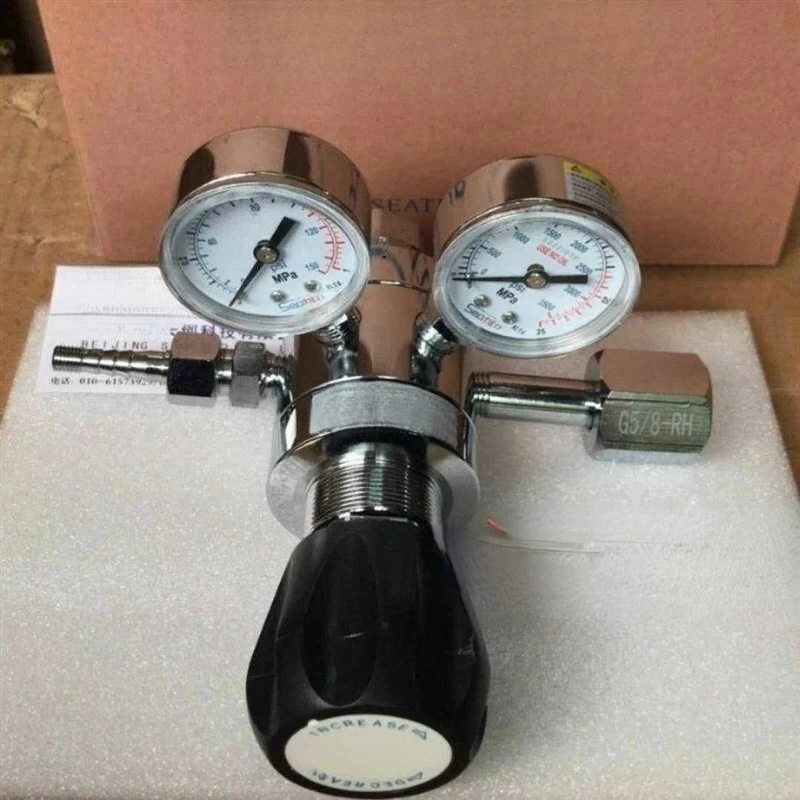 High Precision Two-Stage Pressure Reducer Nitrogen Hydrogen Argon Oxygen Body Pressure Reducing Valve