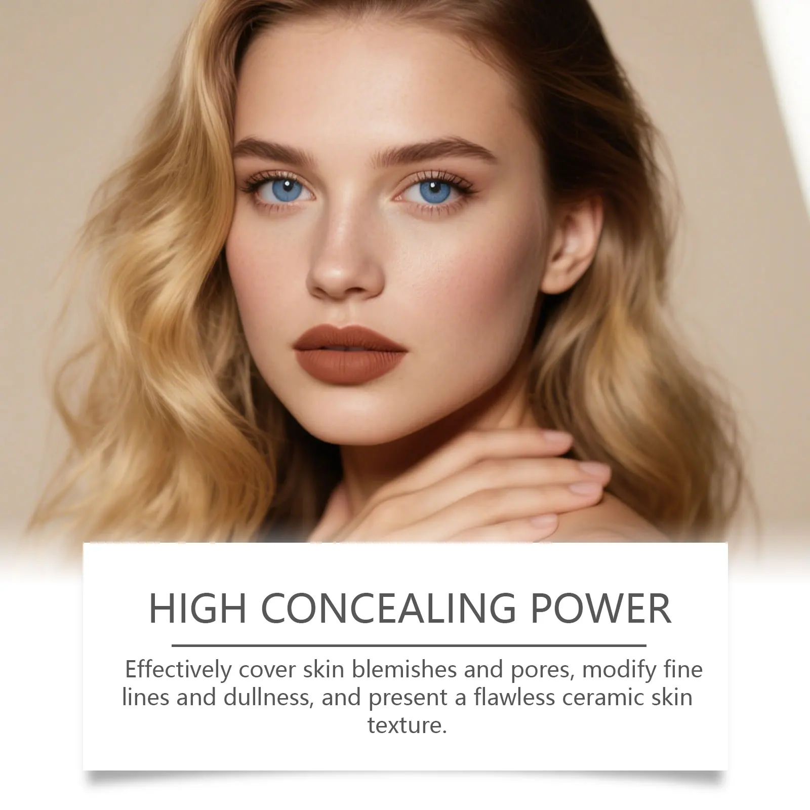 Color Changing Foundation Stick Moisturize Brighten Matte Concealer Full Coverage Oil Control Lightweight Foundation Base Makeup