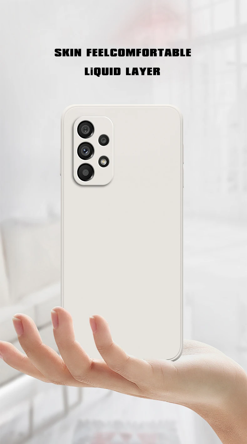Official Silicon Phone Case For Samsung Galaxy A52 A53 A23 A33 S25 S24 S23 S22 S20 S21 Ultra FE Plus Shockproof Back Cover Funda – Detail 3