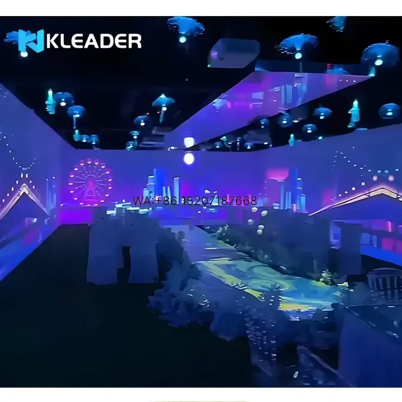Wmwmnu Immersive 360 Hologram Video 3D Projection Mapping Panorama Content Support Customized Indoor Amusement Art for Event