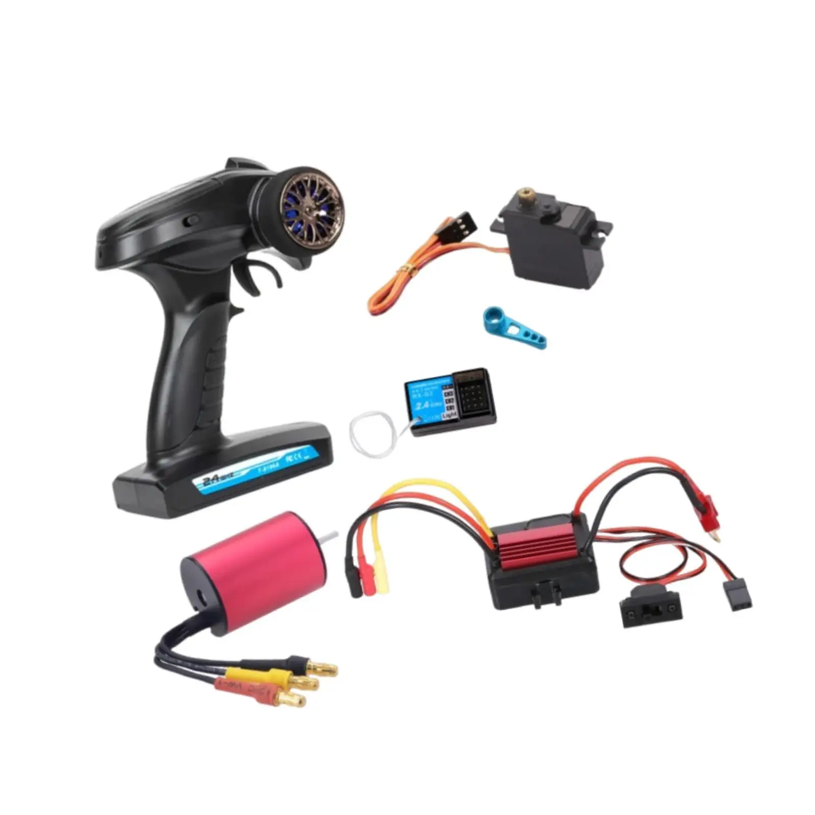RC Car Parts Brushless Motor Receiver Servo for A979 HSP Upgrade
