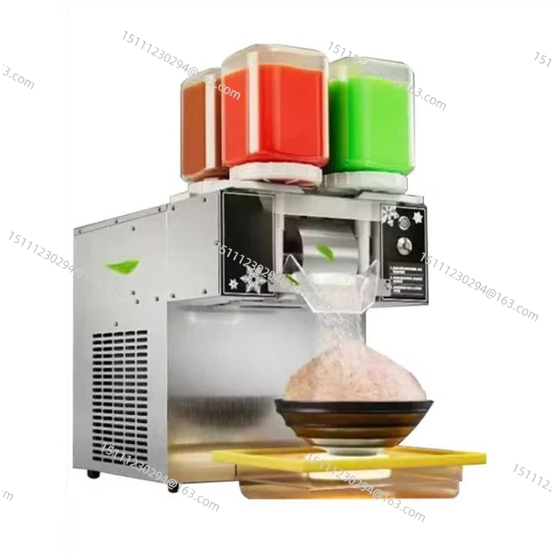Commercial Snowflake Ice Machine Rainbow 4 Barrels Snow Ice Shaving Machine 220V/110V 120kg/Day