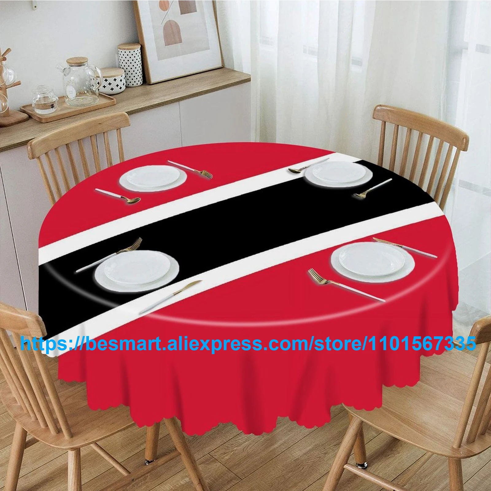 

Скатерть с индивидуальным принтом, дизайн с флагом Тринидада и Тобаго, бесплатная доставка