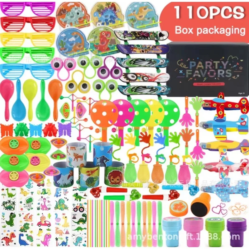 Cadeaux de fête pour enfants, paquet de jouets Fidget, farce de panier de Pâques pour enfants, jouets cadeaux d'anniversaire, fête d'anniversaire sage, 868 pièces