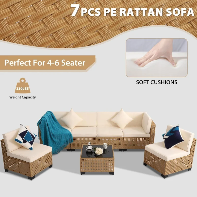 Thumbnail 4 - #3 Cheap Rattan Garden Sofa Sets Worth Buying