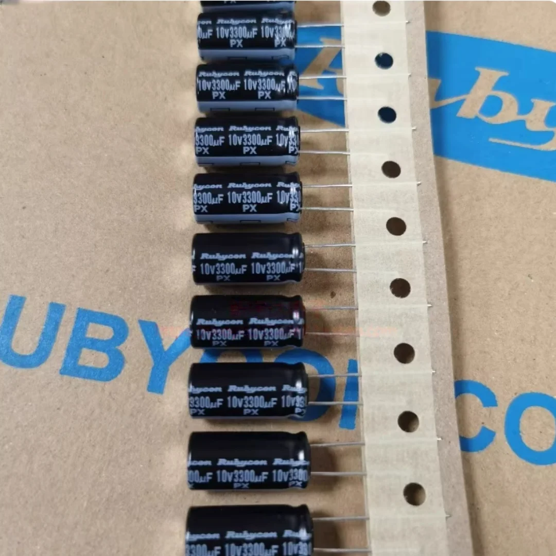 

Rubycon imported aluminum electrolytic capacitor 10v3300uf 10 * 20 Ruby PX series 105 degrees