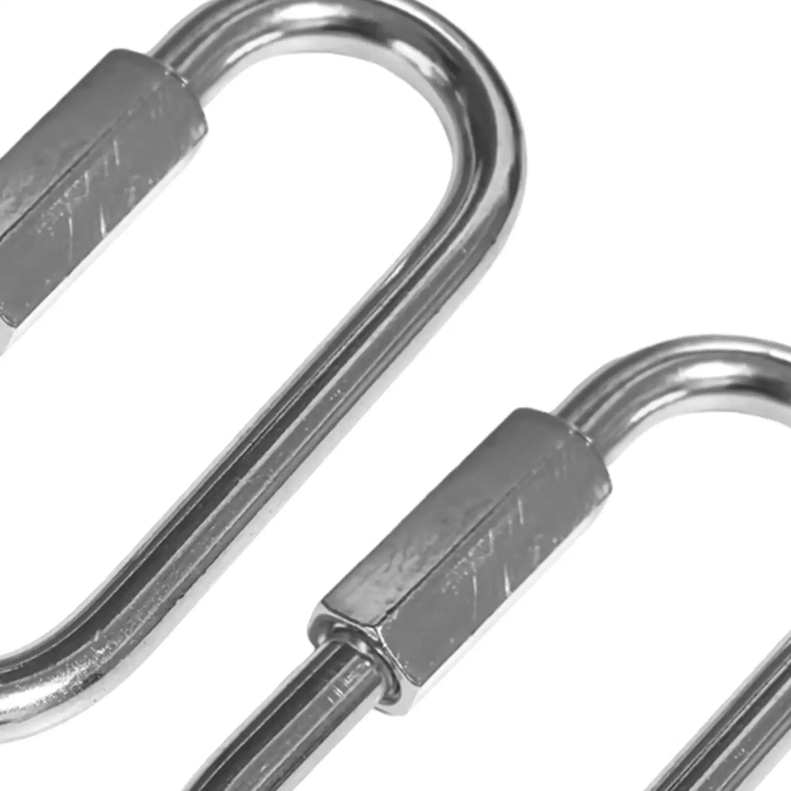 2 Pieces Quick Link Chain Connector, Heavy Duty Rope Connector for Backyard, Outdoor Leisure, Patio Hiking Camping